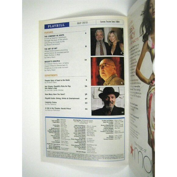 Come Fly Away Playbill 2010 Marquis John Selya Theatre Twyla Tharp Frank Sinatra - Picture 5 of 11